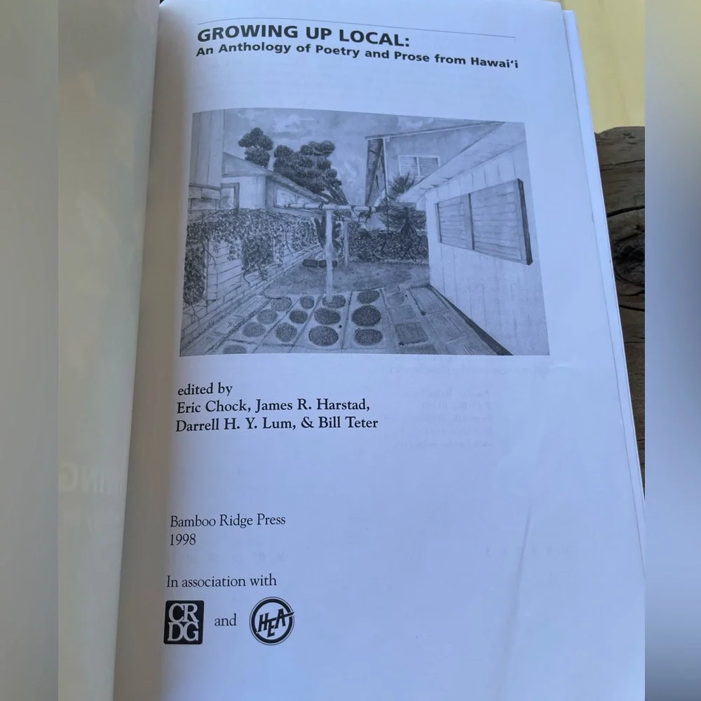 Growing Up Local an anthology of poetry and prose from Hawaii Softcover Book
